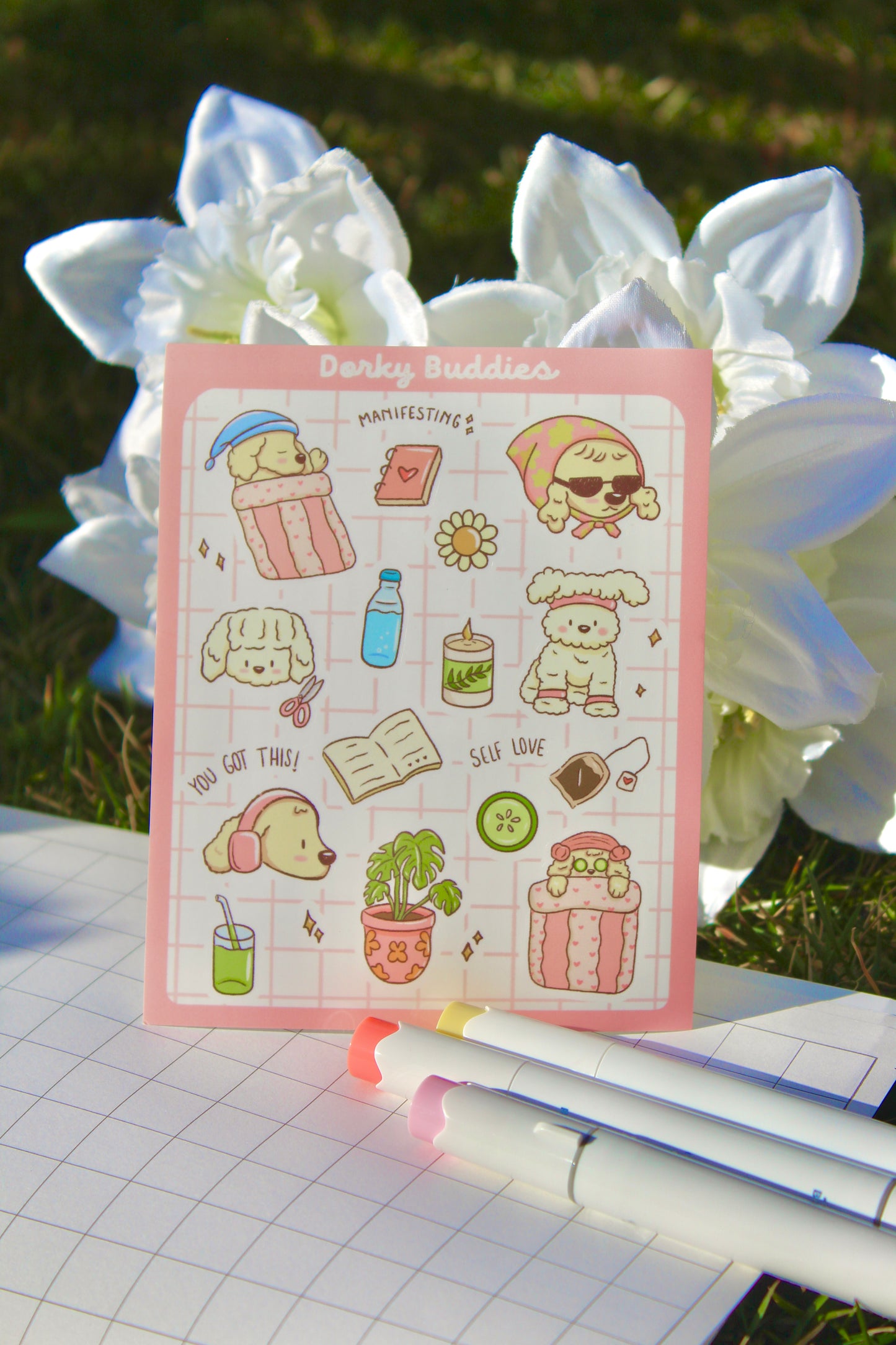A1. Healing Era sticker sheet