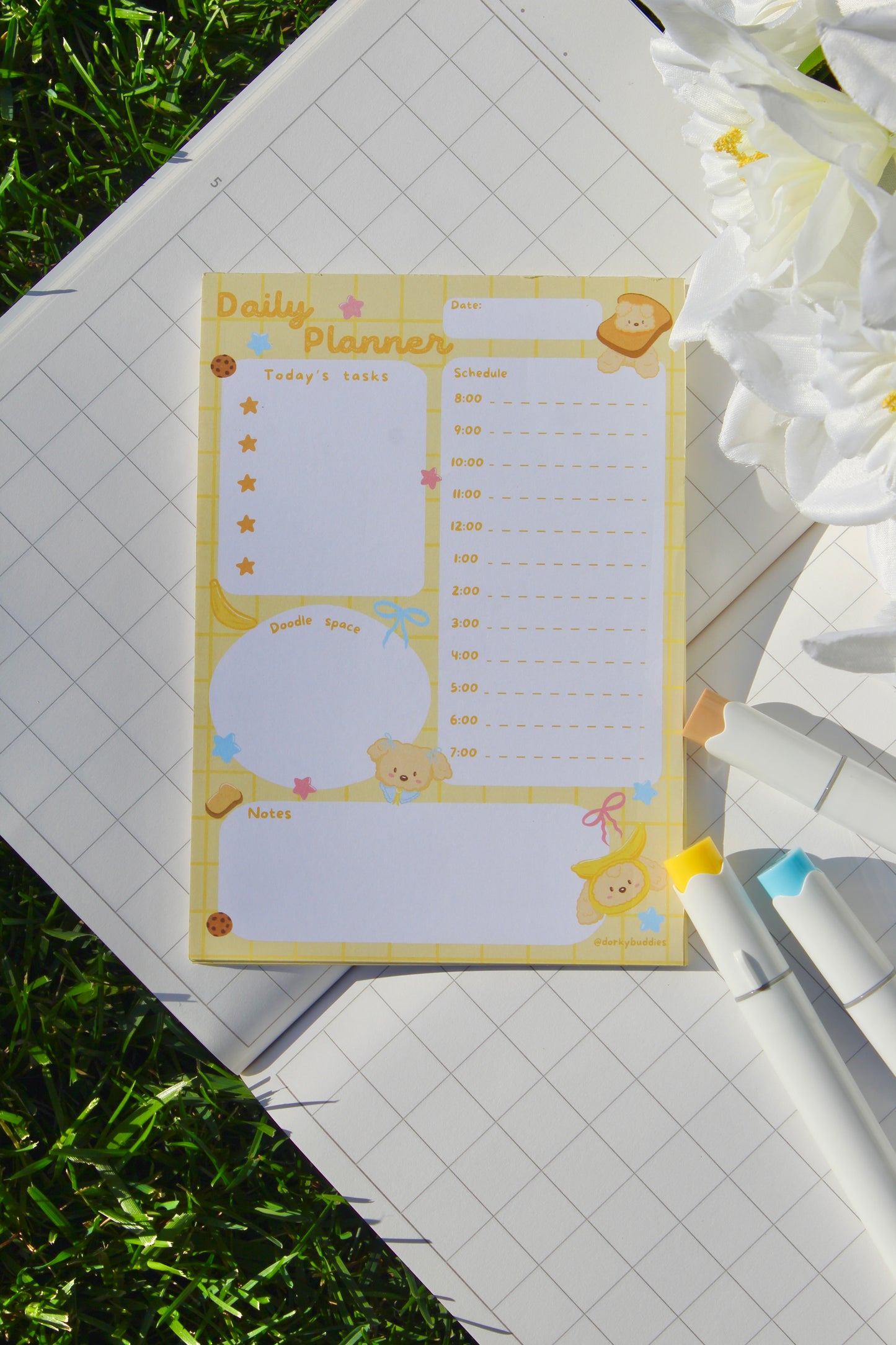 Daily Planner Notepad - Kiko