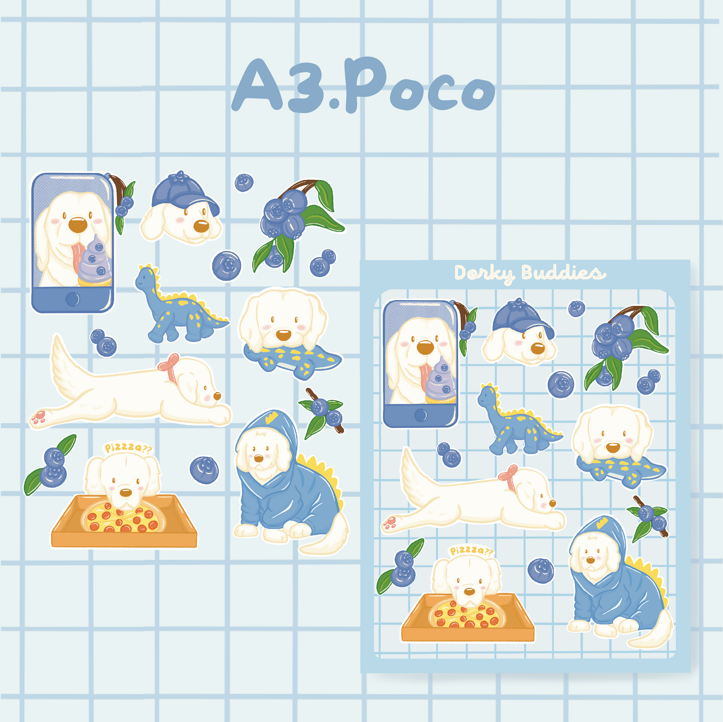 A3. Poco Sticker Sheet