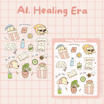 A1. Healing Era sticker sheet